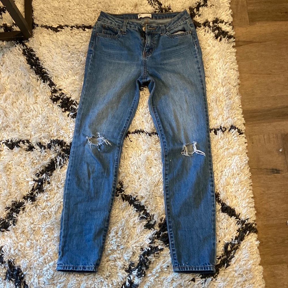 RSQ medium wash girl friend jeans